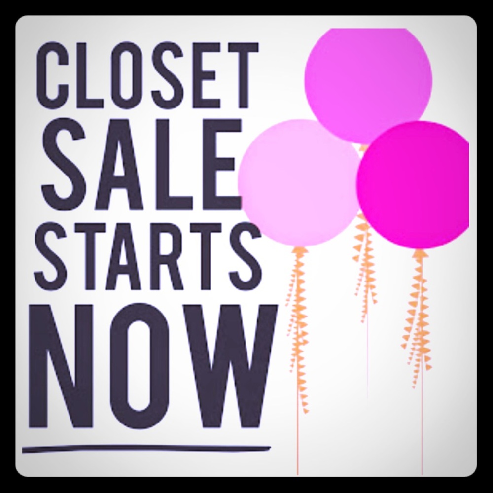 My whole closet is on sale